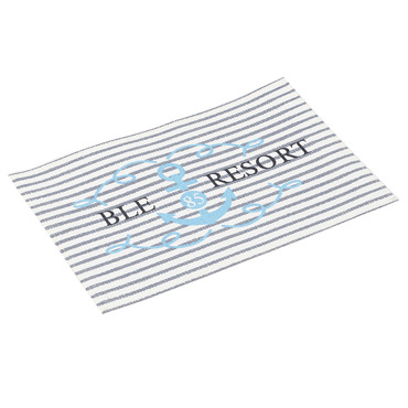 Inart Σετ των 6 Σουπλά Υφασμάτινο 'Ble Resort' 45X30 3-60-748-0009