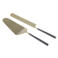 Inart Set ton 2 Serbirismatos Pastas Metalliko Xruso 3-60-852-0021
