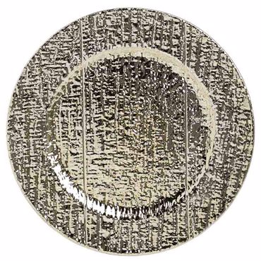 Inart Πιατέλα PL Χρυσή Δ33X2 3-70-019-0208