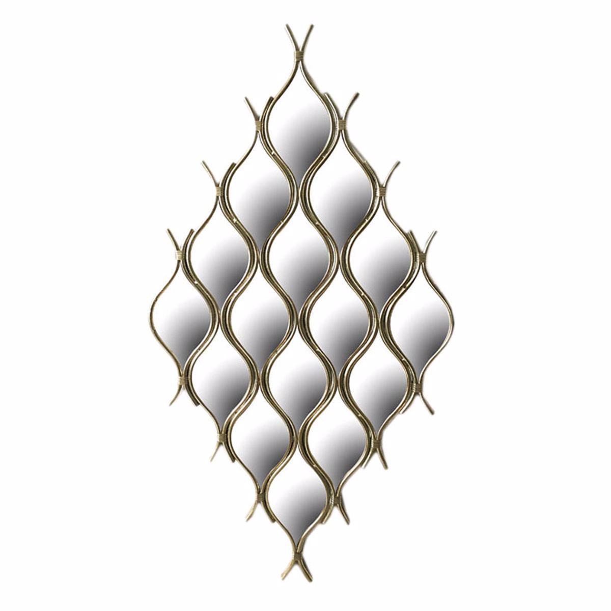 Inart Kathreptis Toixou Metallikos Xrusos 70X3X125 3-95-161-0044