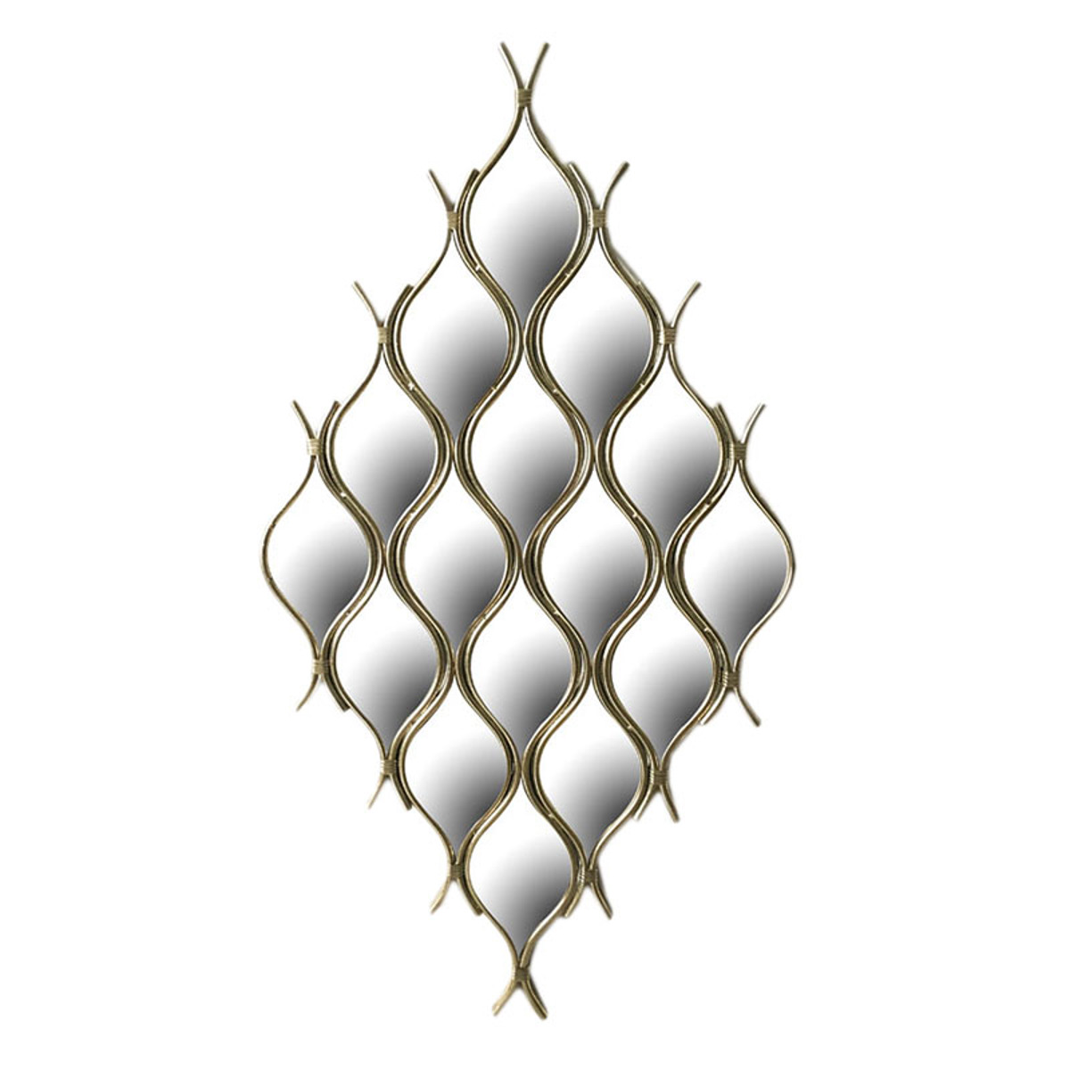 Inart Kathreptis Toixou Metallikos Xrusos 70X3X125 3-95-161-0044