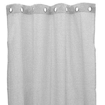 Click Κουρτίνα με Τρουκς Γκρι 100% Cotton 140x240εκ 6-40-807-0029