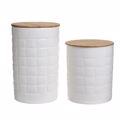 Inart Set 2 Temaxion Doxeio Kafe Zaxaris Porselani D10X14.5 6-60-476-0007