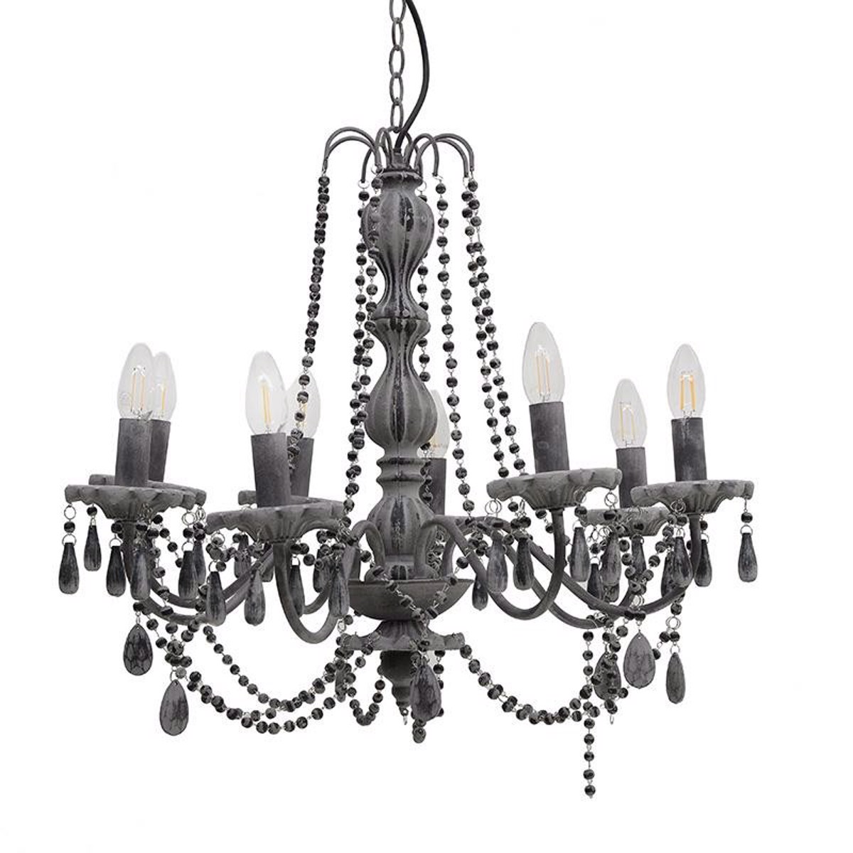 Inart Fotistiko Orofis 8foto Metalliko Ggri E14 65X65X54 3-10-872-0069