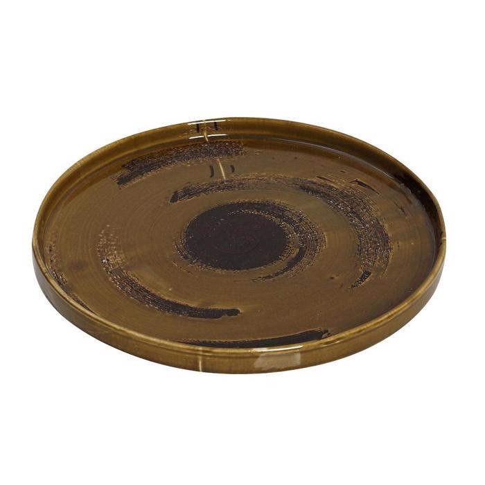Πιάτο Step Ρηχό 'Typhoon' Καφέ 21εκ TLW132K6 Espiel Piato Step Rixo 'Typhoon' Kafe 21ek TLW132K6 Espiel