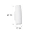 INLIGHT APLIKA GPsINI LEuKI 2xGU10 F10x25cm 43404