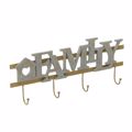Inart Kremastra Family Xulini Metalliki Kafe Ggri 62X5X25 3-70-667-0018