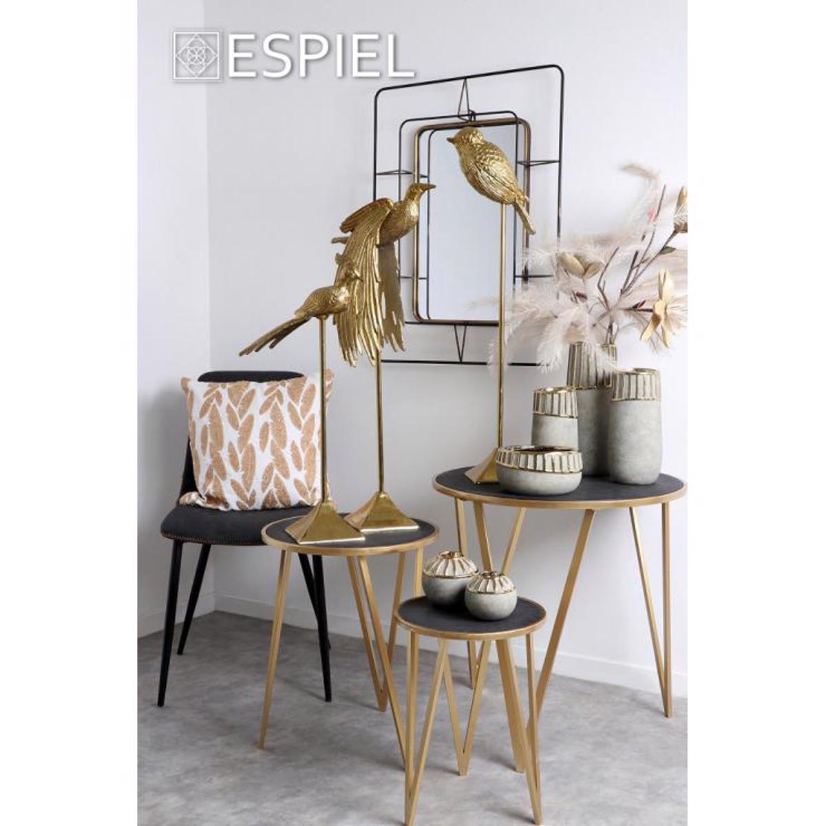 Karekla PU Metallo Skouro Ggri 71ek XEL104K2 Espiel