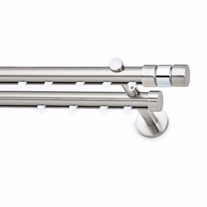 Sidirodromos diplos F25 ILIOS S1 nikel satine 