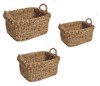 Set 3 Temaxia Kalathi Orthognio Seagrass 50X42X34 KAG103 Espiel