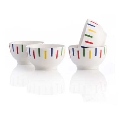 BENETTON Σετ 4 Τεμάχια Μπολ Πορσελάνης 650ml BE-0253 BGBE000253