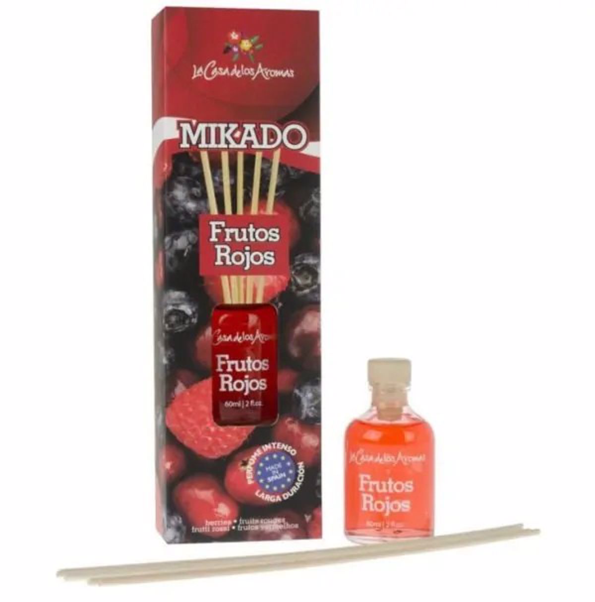 AROMATIKO XOROu ME STICKS AROMA KOKKINA FROuTA 50ML 034375