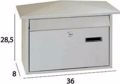 Import Hellas Gammatokibotio Metalliko Nikel Mat 36X8X28.5cm TX-528 NICKEL
