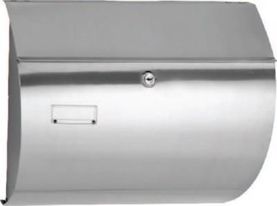 Import Hellas Γραμματοκιβώτιο Μεταλλικό Νίκελ Ματ 37.5X11X32.5cm TX-574 NICKEL