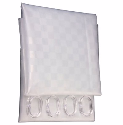 Import Hellas Κουρτίνα Μπάνιου Σιλικόνης Διάφανη 180x180cm