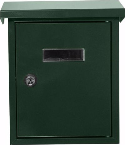 Import Hellas Γραμματοκιβώτιο Μεταλλικό Πράσινο 19x6x25.5cm TX-082 GREEN