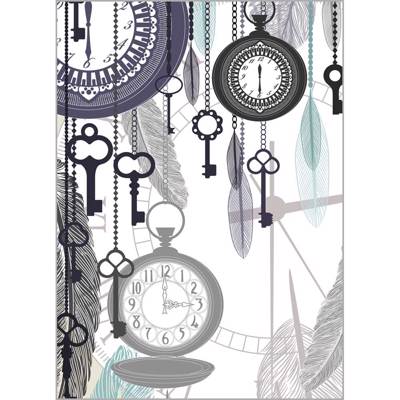 Ρόλερ με Ψηφιακή Εκτύπωση 'Clocks' Α1303