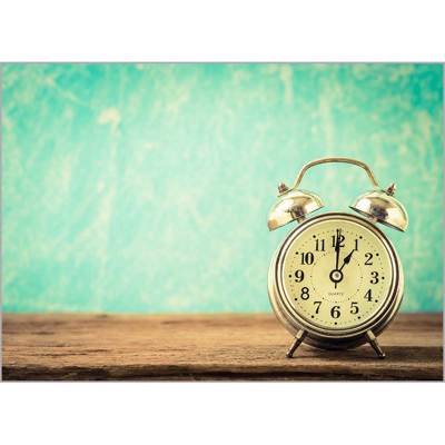 Ρόλερ με Ψηφιακή Εκτύπωση 'Bell Clock' Α1315
