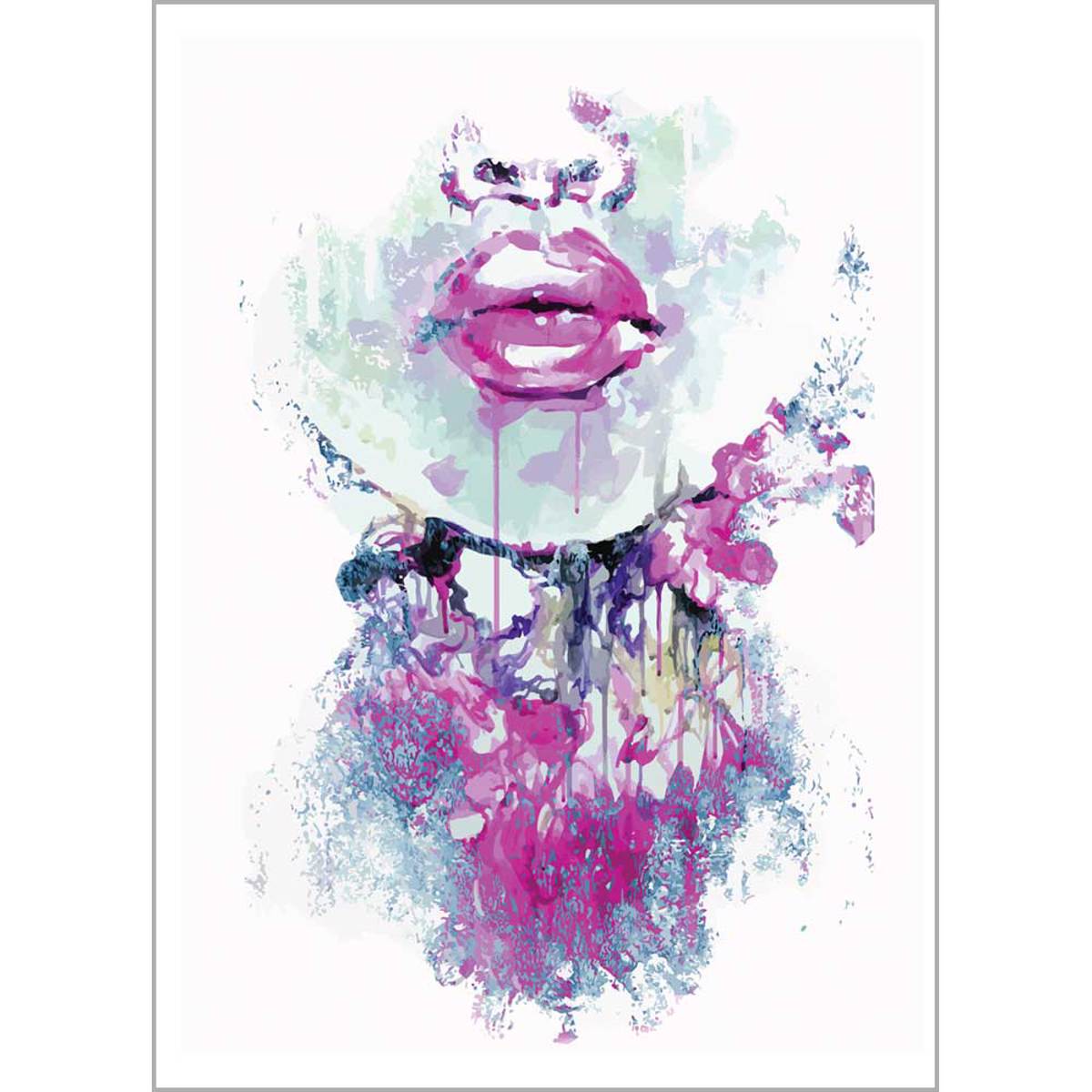 Roler me Psifiaki Ektuposi 'Abstract Face' A1404