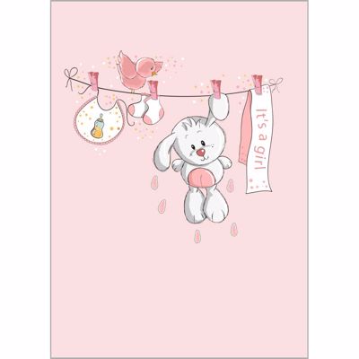 Ρόλερ με Ψηφιακή Εκτύπωση 'It'S A Girl' Α1612