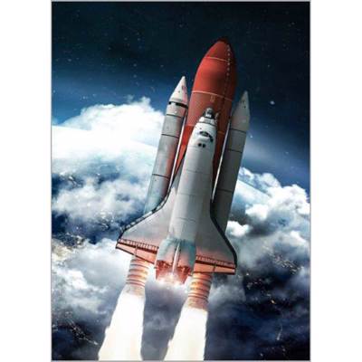 Ρόλερ με Ψηφιακή Εκτύπωση 'Space Shuttle' Α1911