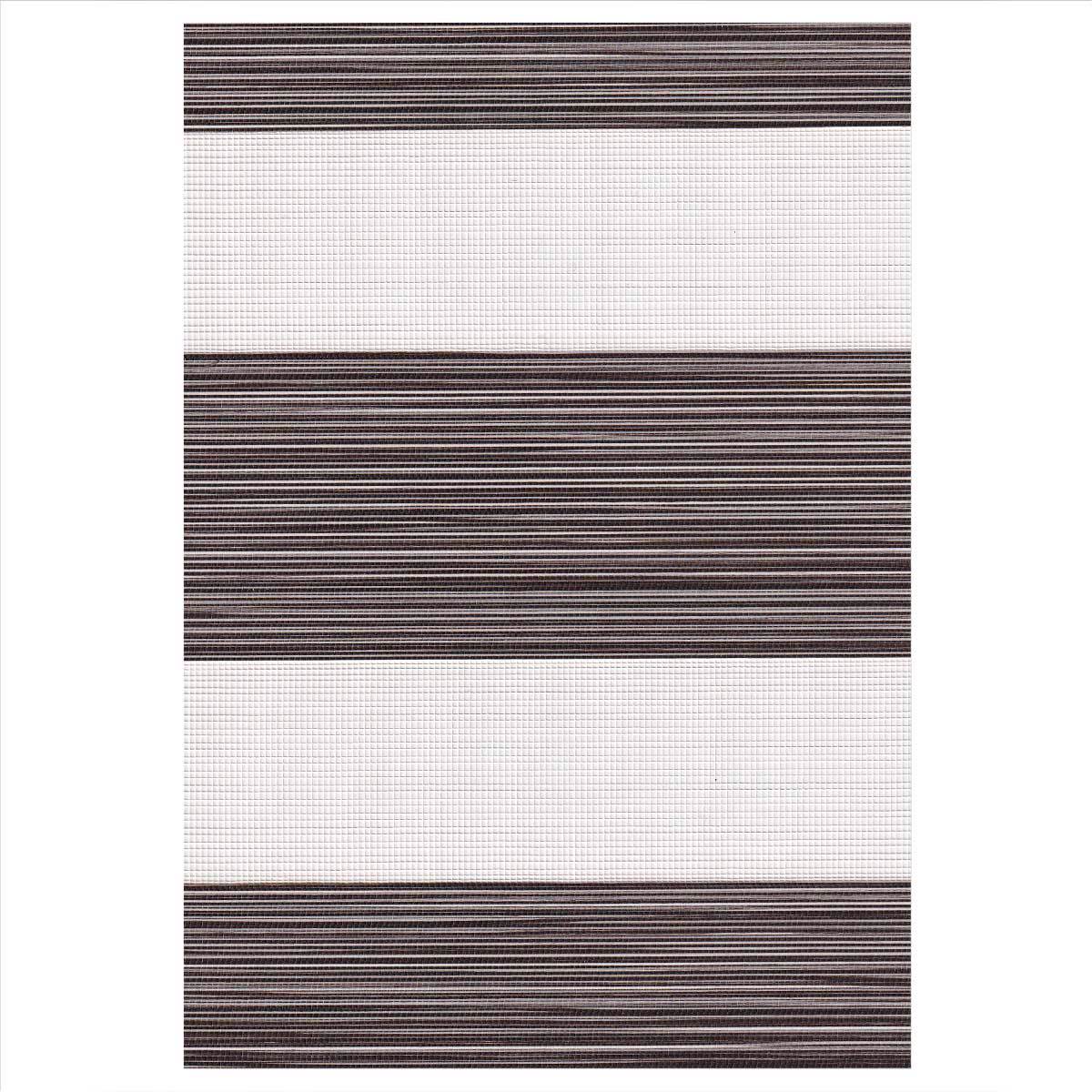 ZS306 Double Roler Ruthmizomenis Skiasis 'Zebra' Dixromia Bez/Kafe