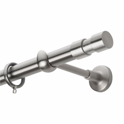 Κουρτινόξυλο φ25 inox kofto raoulo