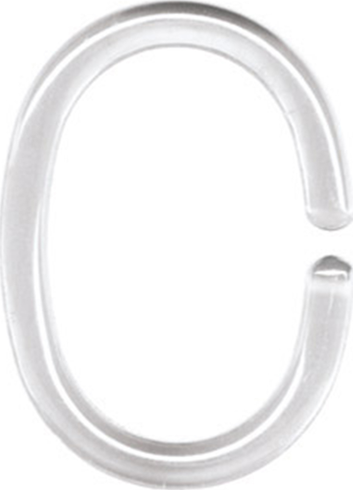 Krikoi Kourtinas Baniou Plastikoi Set 12 tem. NO.37 Diafano