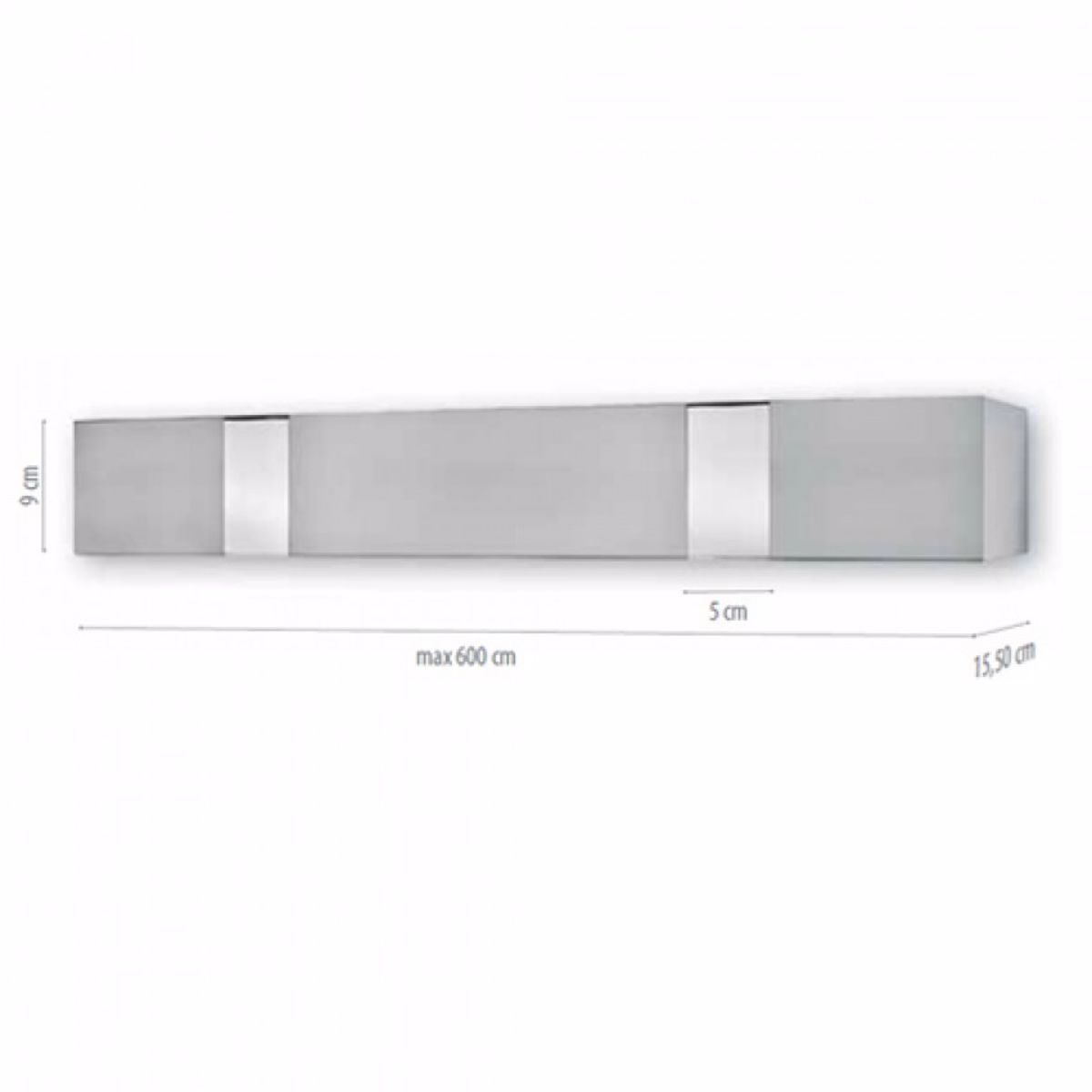 Metalliki Metopi ME41 inox xromio 