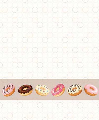 Ρόλερ με Ψηφιακή Εκτύπωση ''Sweet Donuts'' E300
