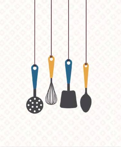 Ρόλερ με Ψηφιακή Εκτύπωση ''Kitchenware'' E304