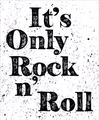 Ρόλερ με Ψηφιακή Εκτύπωση 'It'S Only Rock And Roll' E581