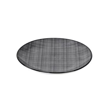 Πιάτο Φρούτου Μαύρο Καρό 21εκ ATA106K6 Espiel