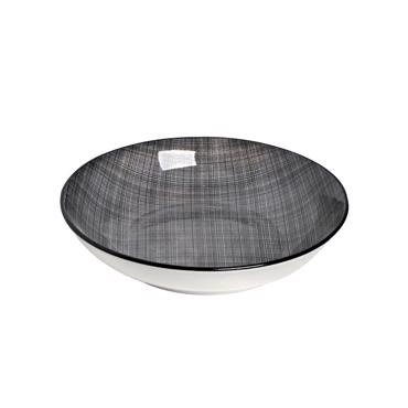 Πιάτο Βαθύ Μαύρο Καρό 21εκ ATA108K6 Espiel