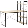 Inart Gafeio Rafiera Metalliko Xulino Mavro Natural 120X64X120 6-50-470-0015