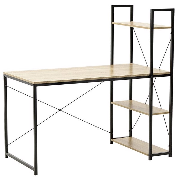 Inart Gafeio Rafiera Metalliko Xulino Mavro Natural 120X64X120 6-50-470-0015