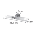 INLIGHT Aplika Baniou Metalliki/Gyalini Xromio 2 x G9 31.5cm 1039-XROMIO