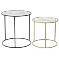 Trapezaki Saloniou Metalliko/Gyalino Mavro F60X60ek (Megthos: Large)