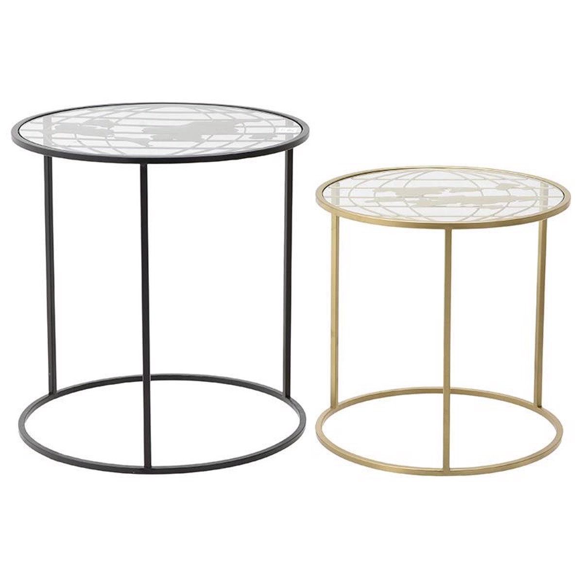Trapezaki Saloniou Metalliko/Gyalino Mavro F60X60ek (Megthos: Large)