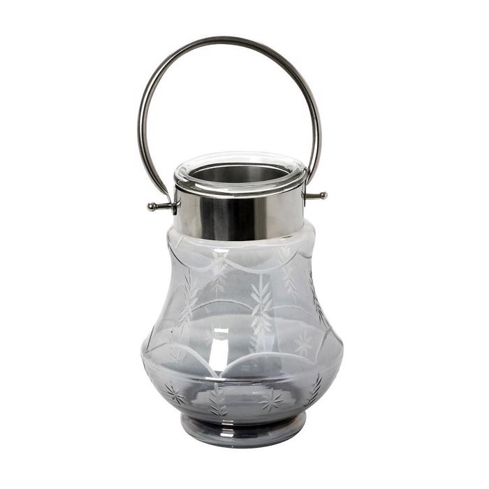 Φανάρι Γυάλινο Γκρι 18Χ24εκ DAR107 Espiel Fanari Gyalino Ggri 18X24ek DAR107 Espiel