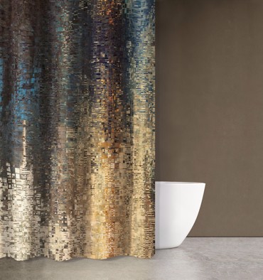 Κουρτίνα Μπάνιου 180Χ200 Saint Clair Abstract Des 101