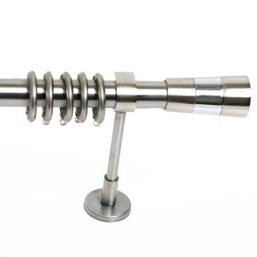 Κουρτινόξυλο φ25 inox spy.raoulo-konos