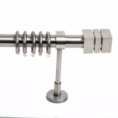 Κουρτινόξυλο φ25 inox spy.Tetragono