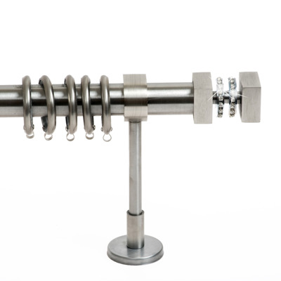 Κουρτινόξυλο Φ25 Inox Naxos Strass