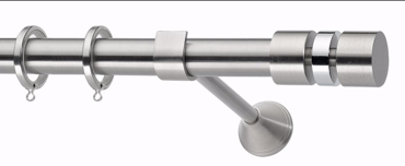 Κουρτινόξυλο φ25 inox Δήλος