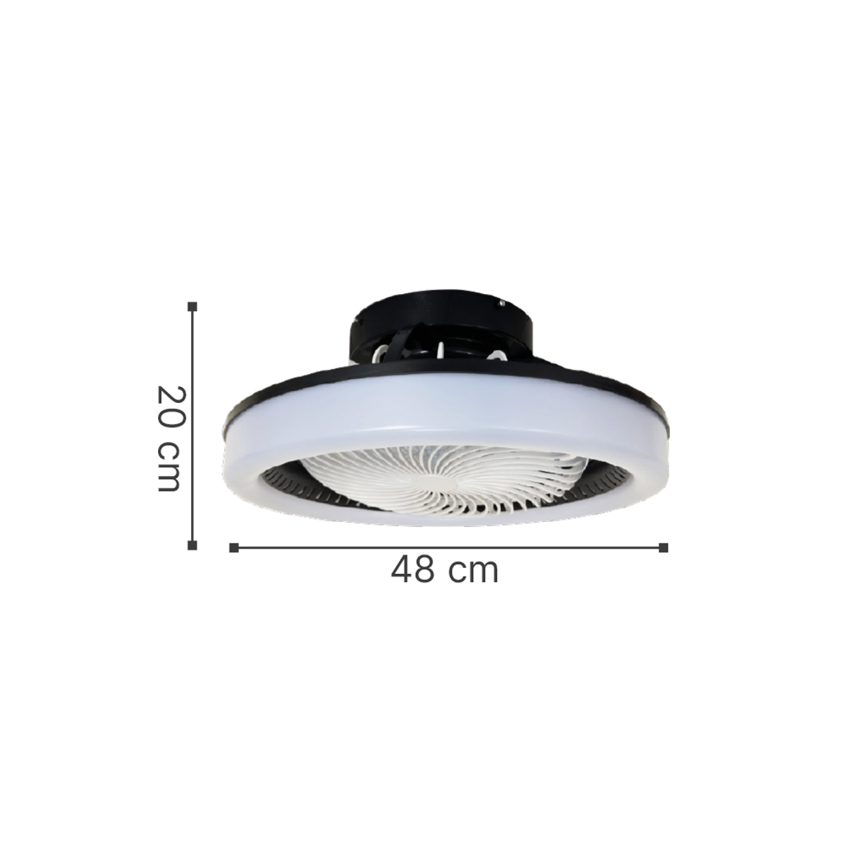 it-Lighting Anemistiras Orofis Eidin 36W LED 3CCT Lefkos (101000810)