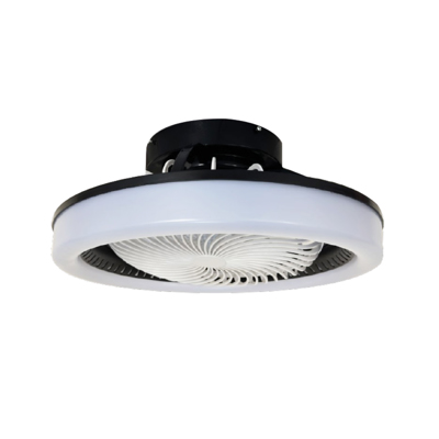 it-Lighting Ανεμιστήρας Οροφής Eidin 36W LED 3CCT Μαύρος (101000820)
