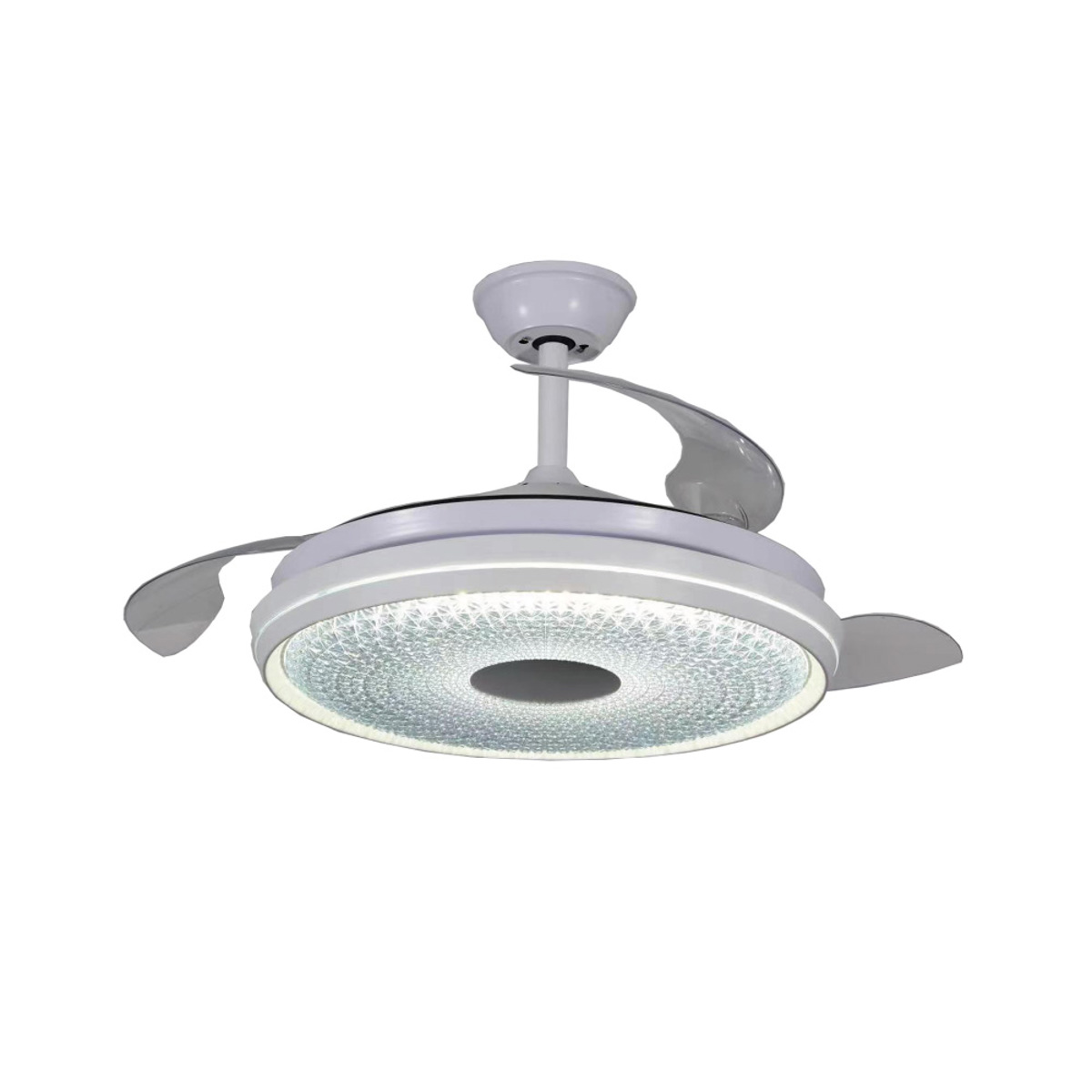 InLight Huron 36W 3CCT Anemistiras Orofis me LED Fotismo se Lefko Xroma (102000110)