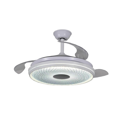 InLight Huron 36W 3CCT Ανεμιστήρας Οροφής με LED Φωτισμό σε Λευκό Χρώμα (102000110)
