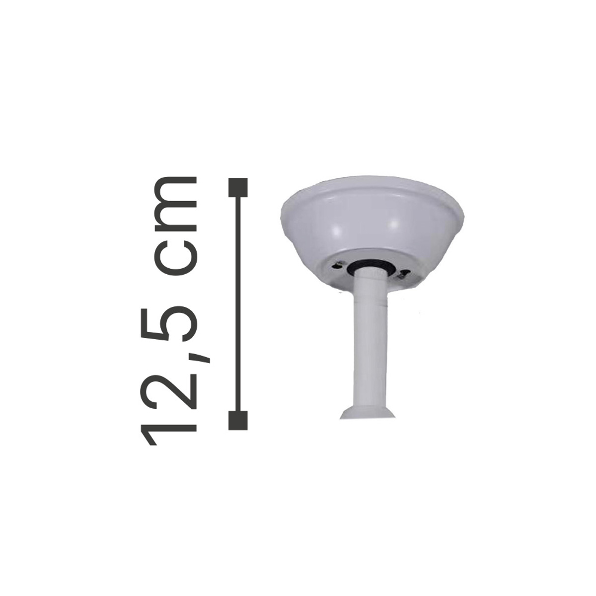 InLight Huron 36W 3CCT Anemistiras Orofis me LED Fotismo se Lefko Xroma (102000110)